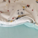 Set lenjerie de schimb pentru patut bebe 3 piese Panda (5)